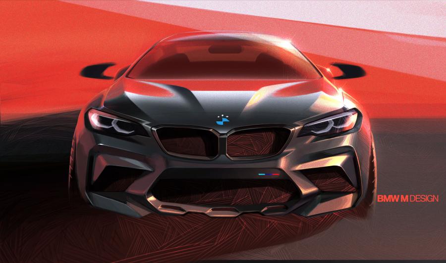Эскиз BMW M2 Competition (F87) 2018 года  (WW) (фото 58 из 160)